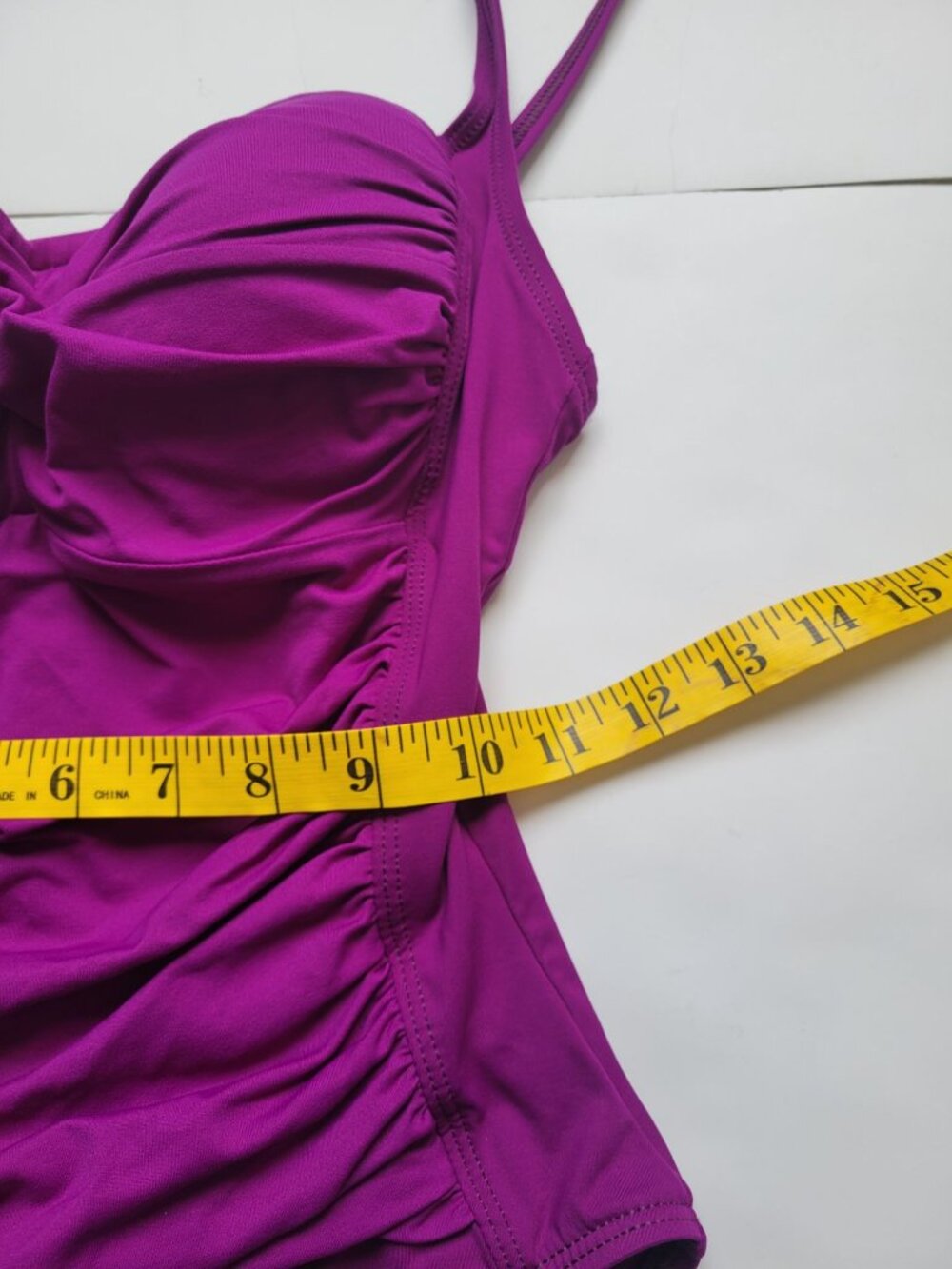 La Blanca by Rod Beattie 1 Piece Bright Pink Swimsuit Womens Size 6 Tall Beach - Picture 4 of 12